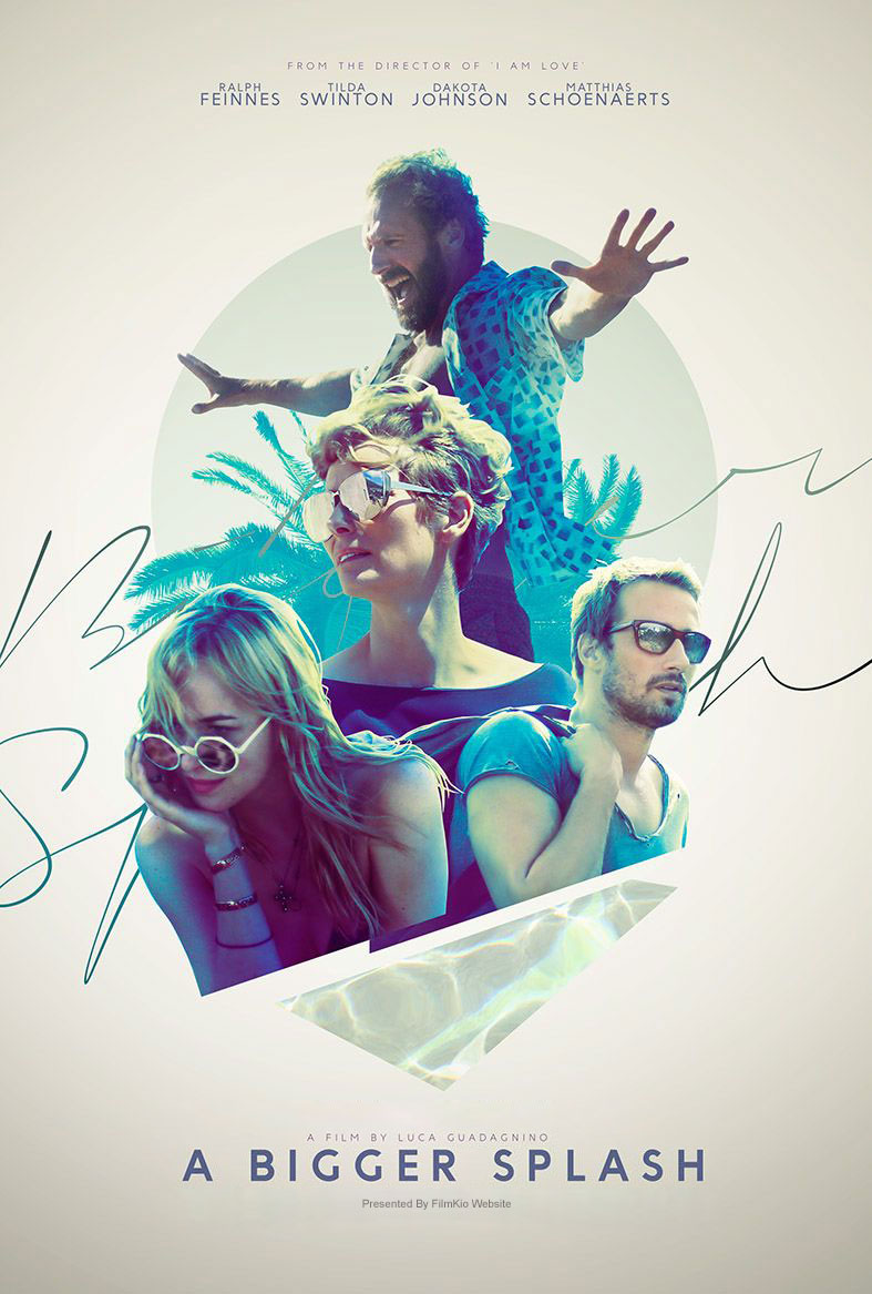 دانلود فیلم A Bigger Splash 2015 ( شیرجه ۲۰۱۵ ) با زیرنویس فارسی چسبیده