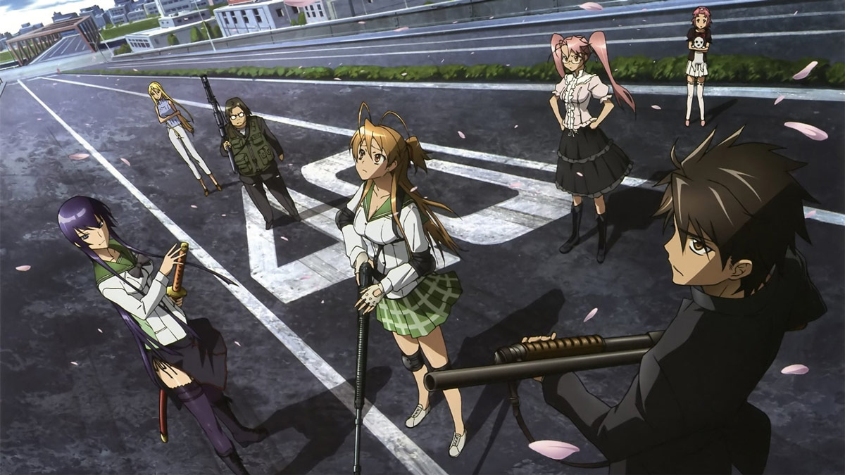 دانلود سریال Highschool of the Dead ( دبیرستان مردگان ) با زیرنویس فارسی چسبیده