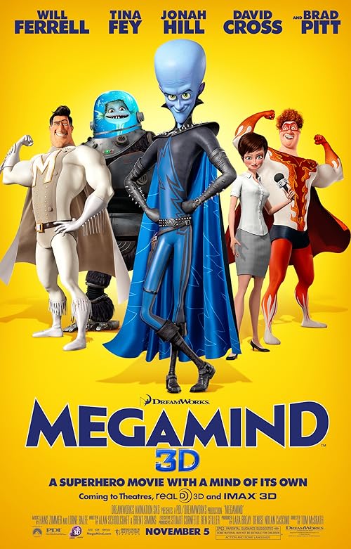 دانلود انیمیشن Megamind 2010 ( مگامایند ۲۰۱۰ ) با زیرنویس فارسی چسبیده