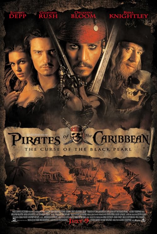 دانلود فیلم Pirates of the Caribbean: The Curse of the Black Pearl 2003 ( دزدان دریایی کارائیب: طلسم مروارید سیاه ۲۰۰۳ ) با زیرنویس فارسی چسبیده